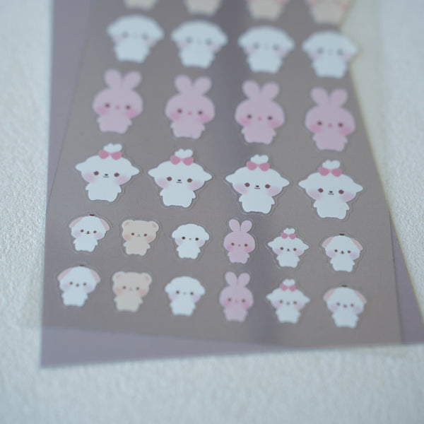 CottonBeri Characters 3 Sticker Sheet