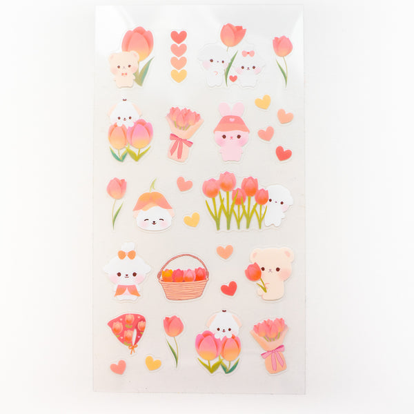 Tulips Garden Sticker Sheet