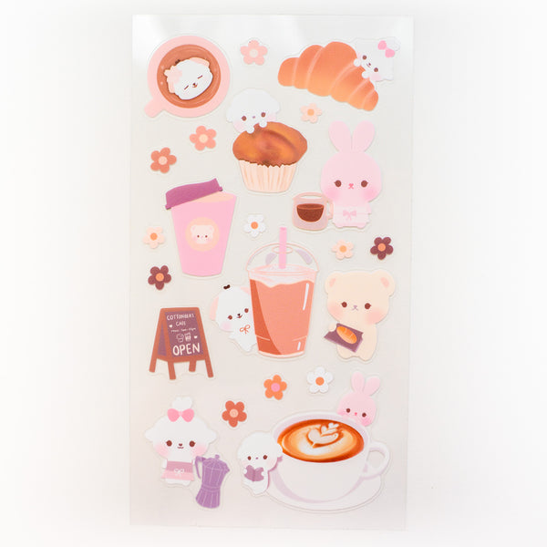 CottonBeri Cafe Sticker Sheet