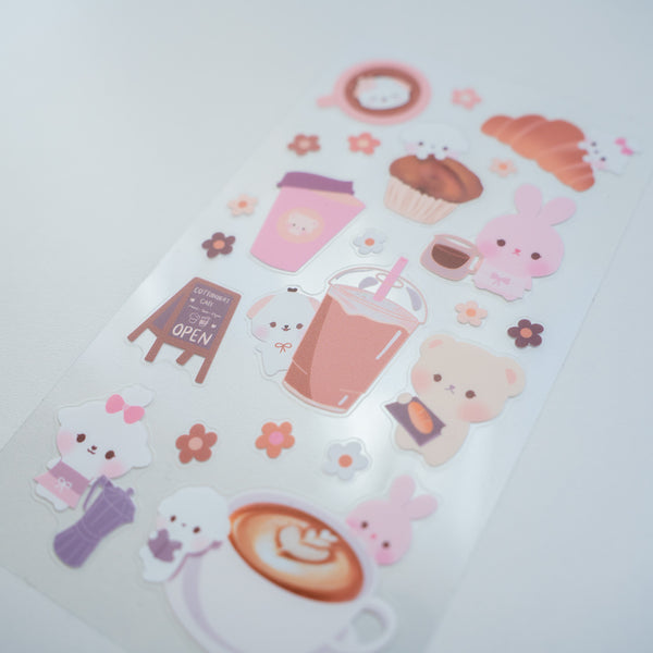 CottonBeri Cafe Sticker Sheet