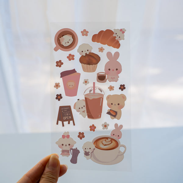 CottonBeri Cafe Sticker Sheet