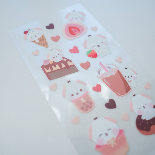 Uri Favorite Desserts Sticker Sheet