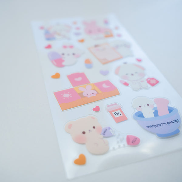 CottonBeri Pharmacy Sticker Sheet