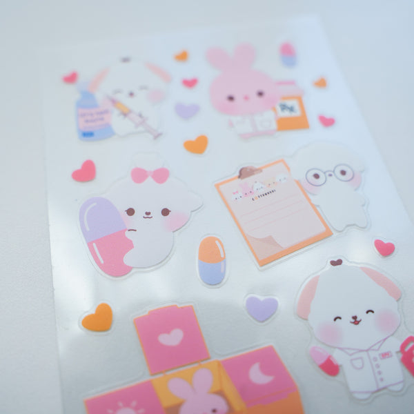 CottonBeri Pharmacy Sticker Sheet