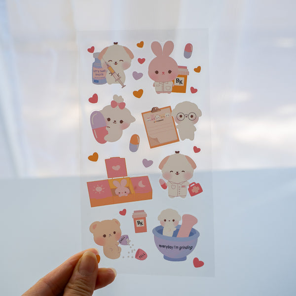 CottonBeri Pharmacy Sticker Sheet