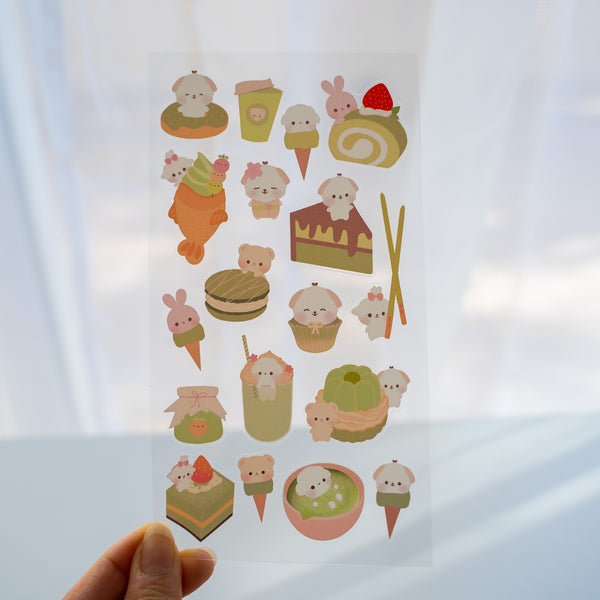 Little Matcha Things Sticker Sheet