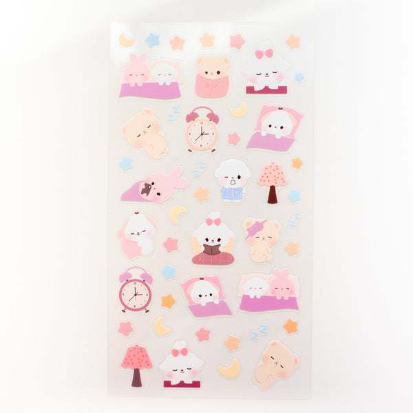 Cozy Nights Sticker Sheet