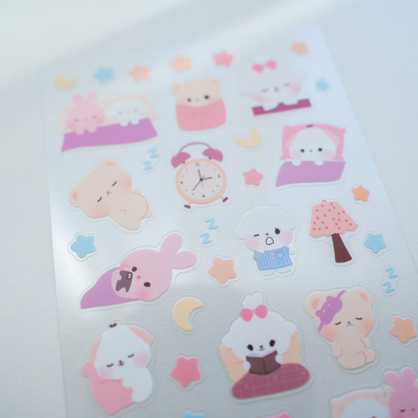 Cozy Nights Sticker Sheet
