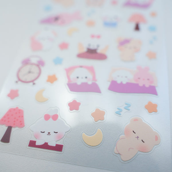 Cozy Nights Sticker Sheet