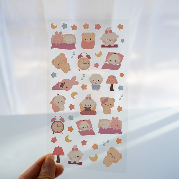 Cozy Nights Sticker Sheet