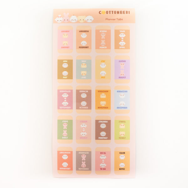 Colorful Planner Tabs Stickers