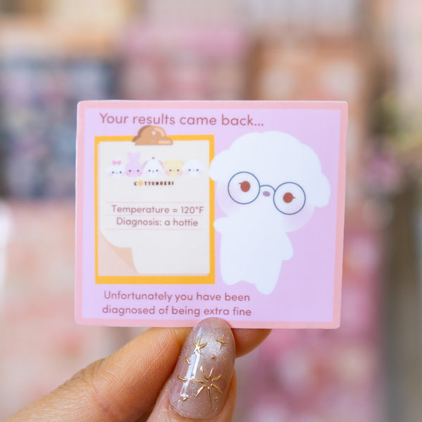 Bojji Diagnosis Sticker