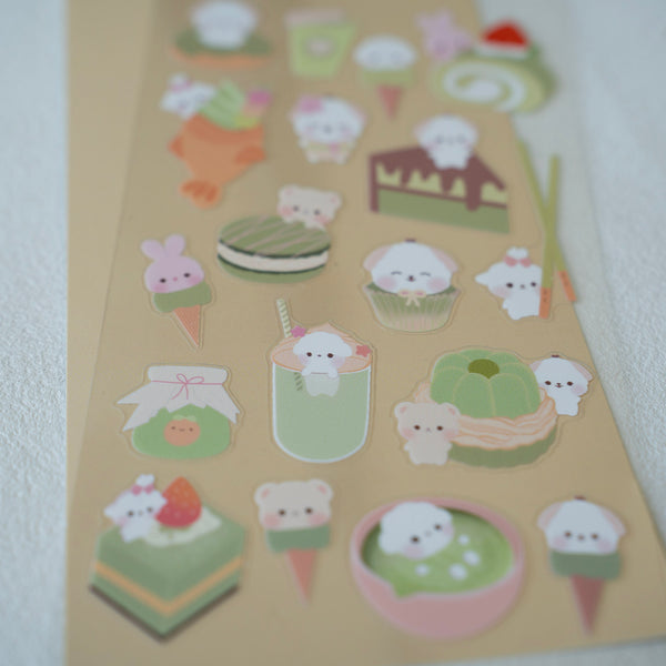 Little Matcha Things Sticker Sheet