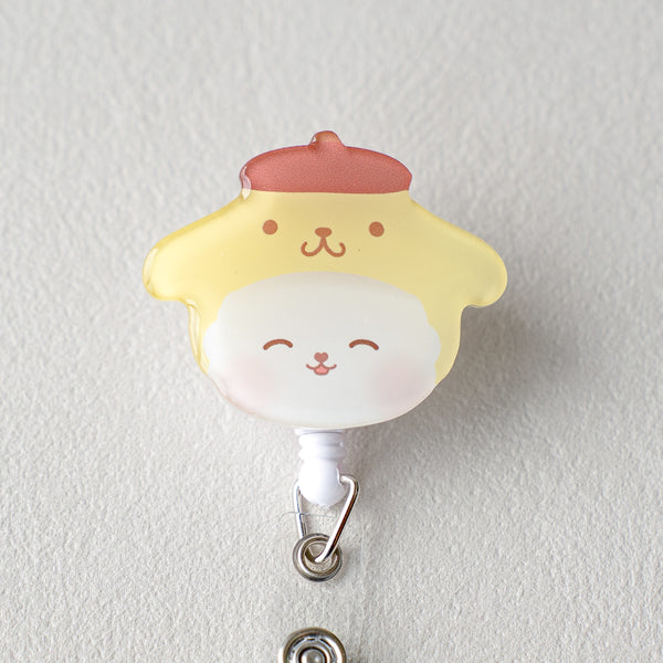 Pompom-uri Badge Reel