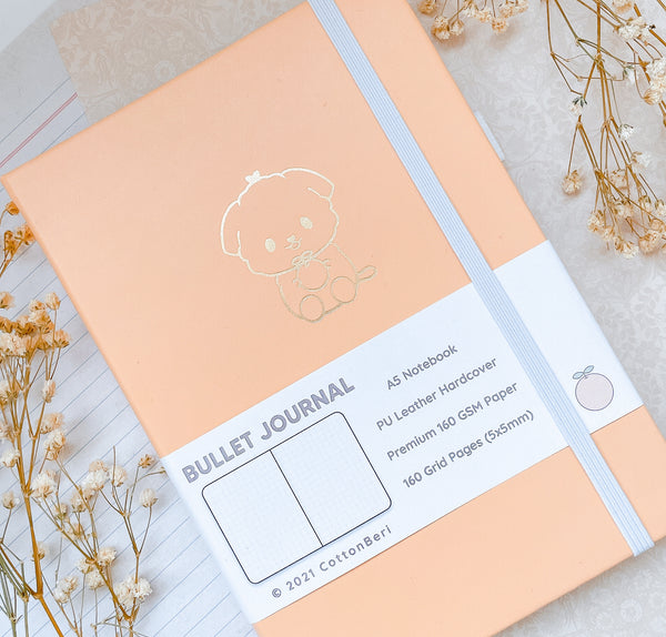 A5 Tangerine Bullet Journal