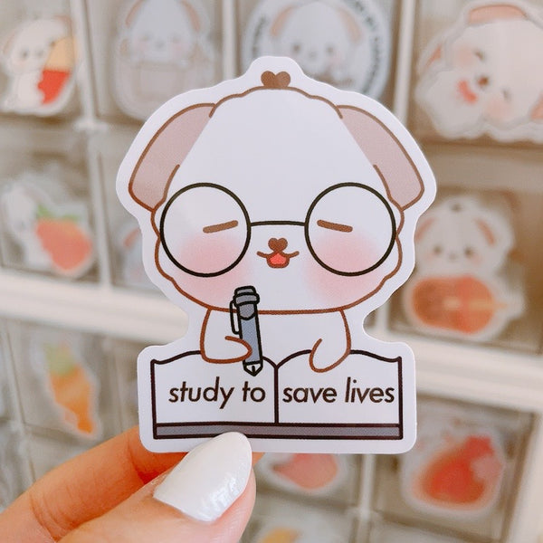 Study To Save Lives Sticker