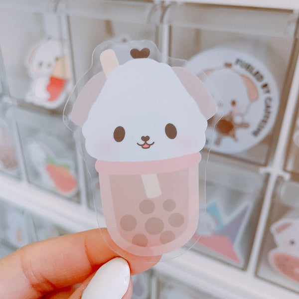 Milk Tea Bundle Sticker (Clear)